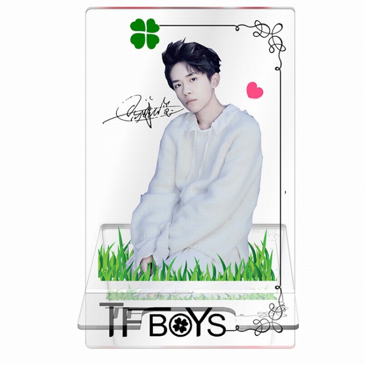 TFBOYS Around the star series Transparent acrylic Mobile phone holder 13CM Style C