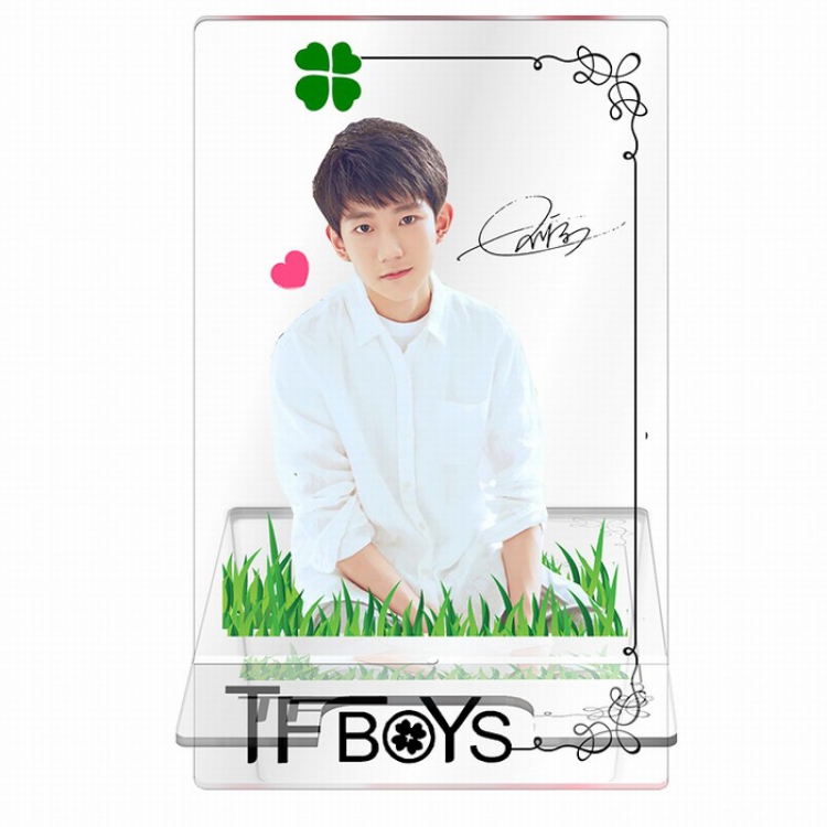 TFBOYS Around the star series Transparent acrylic Mobile phone holder 13CM Style A