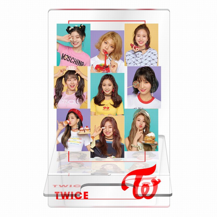 TWICE Around the star series Transparent acrylic Mobile phone holder 13CM