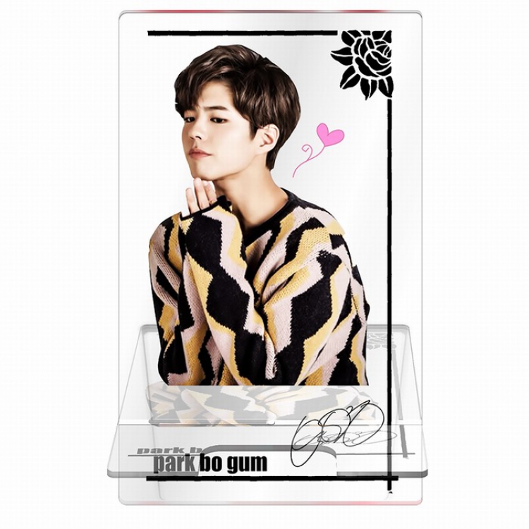Around the star series Transparent acrylic Mobile phone holder 13CM Style F