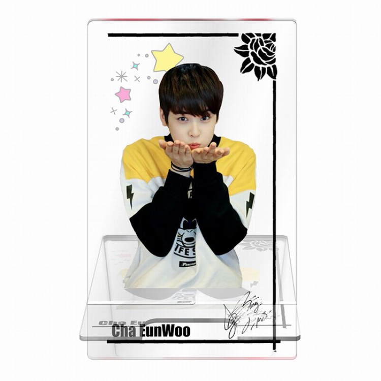 Around the star series Transparent acrylic Mobile phone holder 13CM Style B