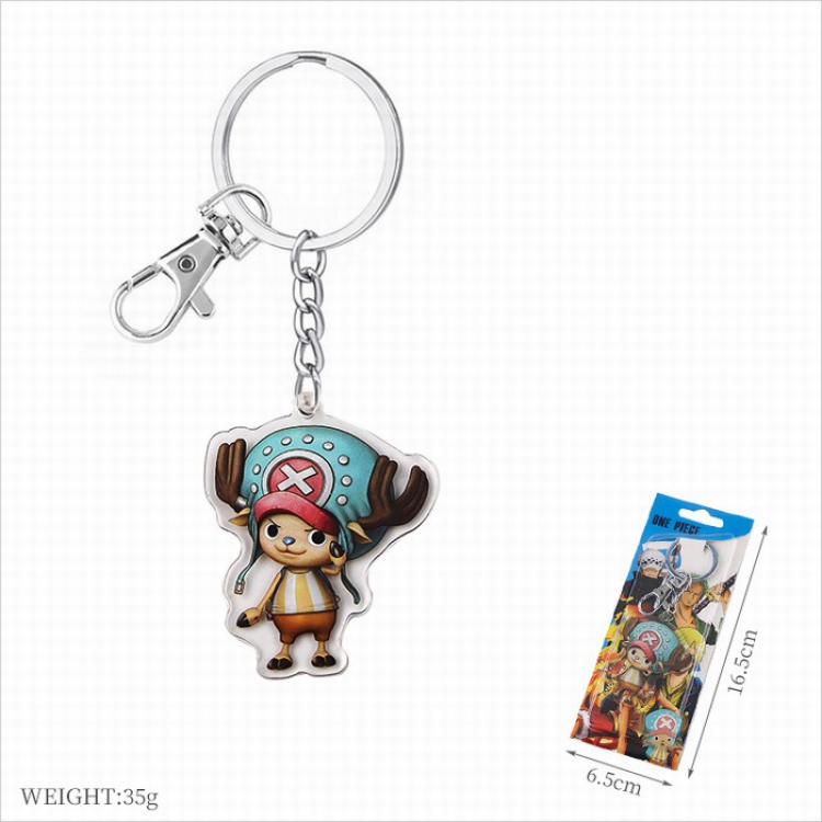 One Piece Key Chain Pendant Style D price for 5 pcs