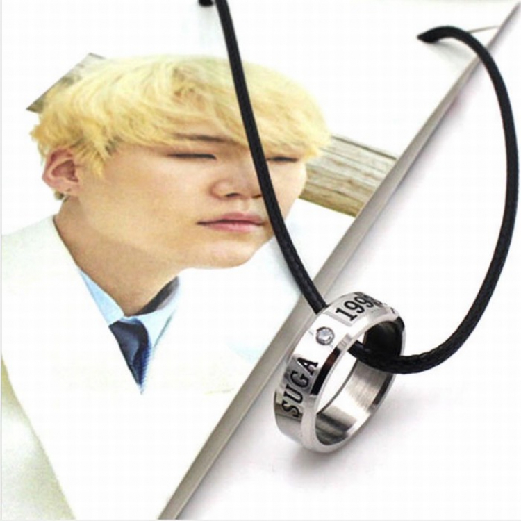 BTS Ring Necklace pendant price for 5 pcs Style B