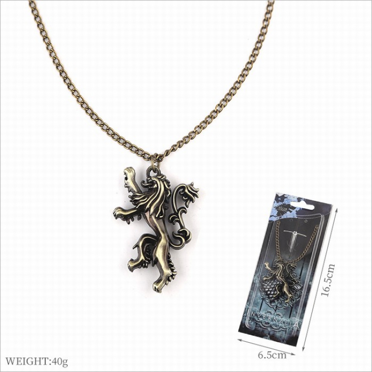 Game of Thrones Necklace Pendant Style F