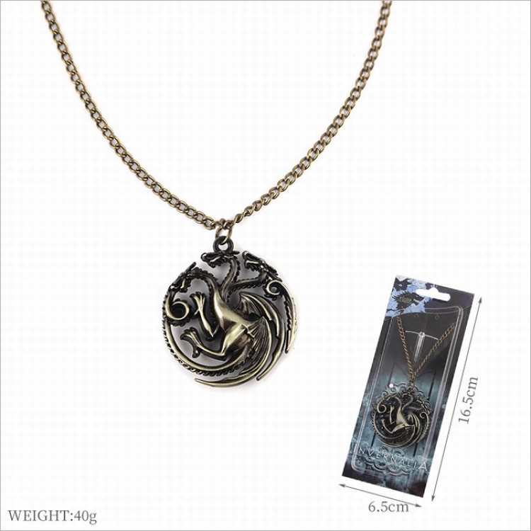 Game of Thrones Necklace Pendant Style D