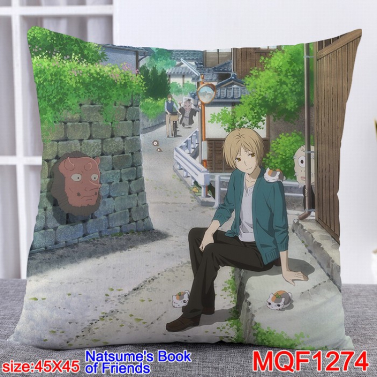 Natsume_Yuujintyou Double-sided full color Pillow Cushion 45X45CM MQF1274