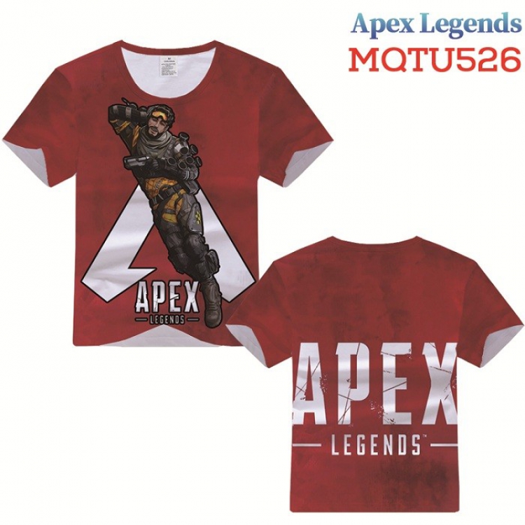 Apex Legends Full color printed short sleeve t-shirt 10 sizes from XXS to XXXXXL MQTU526