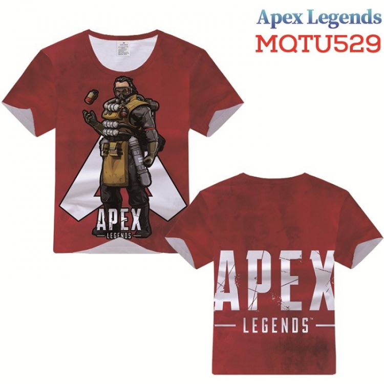 Apex Legends Full color printed short sleeve t-shirt 10 sizes from XXS to XXXXXL MQTU529