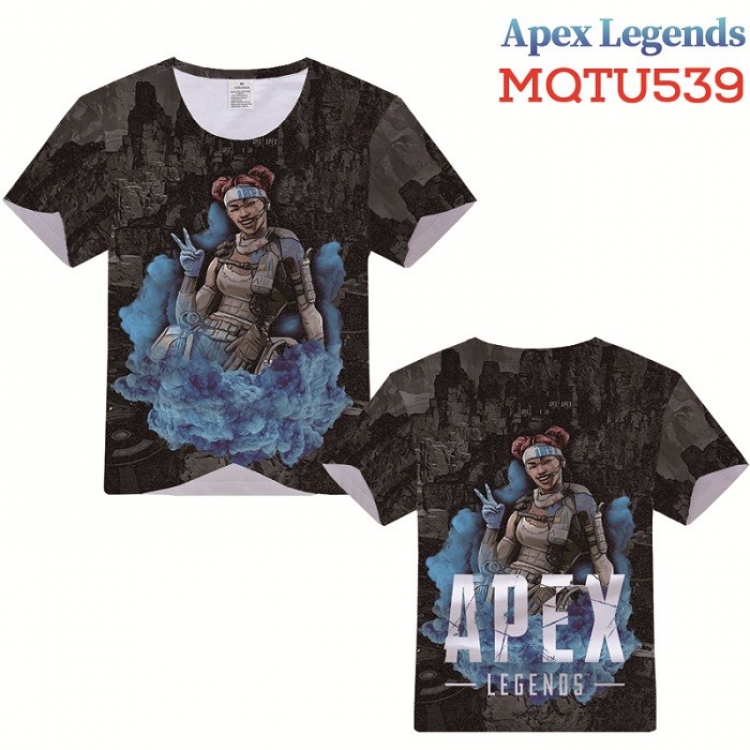 Apex Legends Full color printed short sleeve t-shirt 10 sizes from XXS to XXXXXL MQTU539