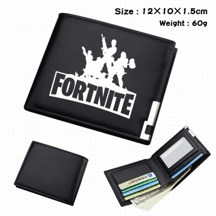 Fortnite Short Folding Leather Wallet Purse 12X10X1.5CM Style A