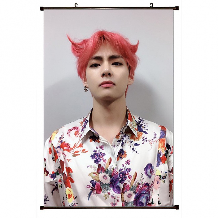 BTS Plastic pole cloth painting Wall Scroll 60X90CM preorder 3 days BS-1 NO FILLING