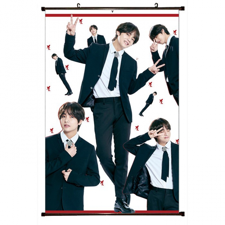 BTS Plastic pole cloth painting Wall Scroll 60X90CM preorder 3 days BS-144 NO FILLING