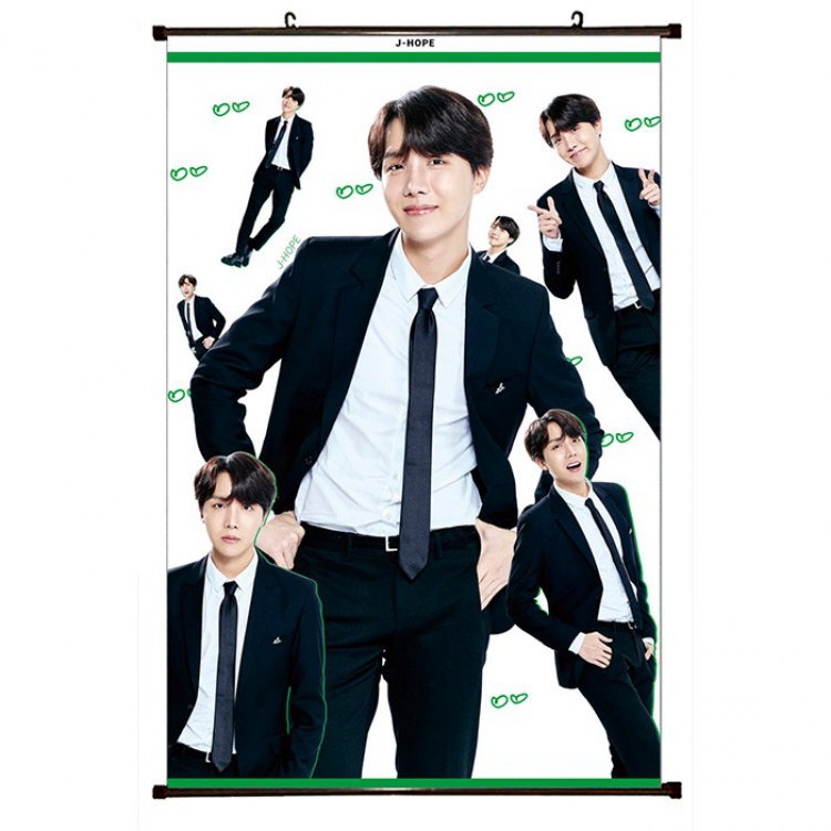 BTS Plastic pole cloth painting Wall Scroll 60X90CM preorder 3 days BS-140 NO FILLING
