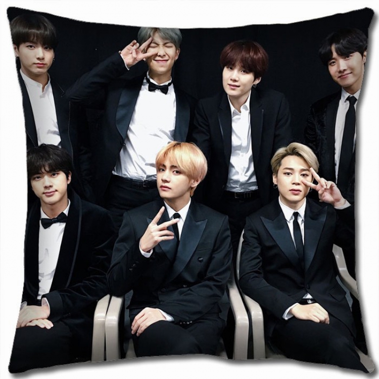BTS BT21 Double-sided full color Pillow Cushion 45X45CM BS-23 NO FILLING