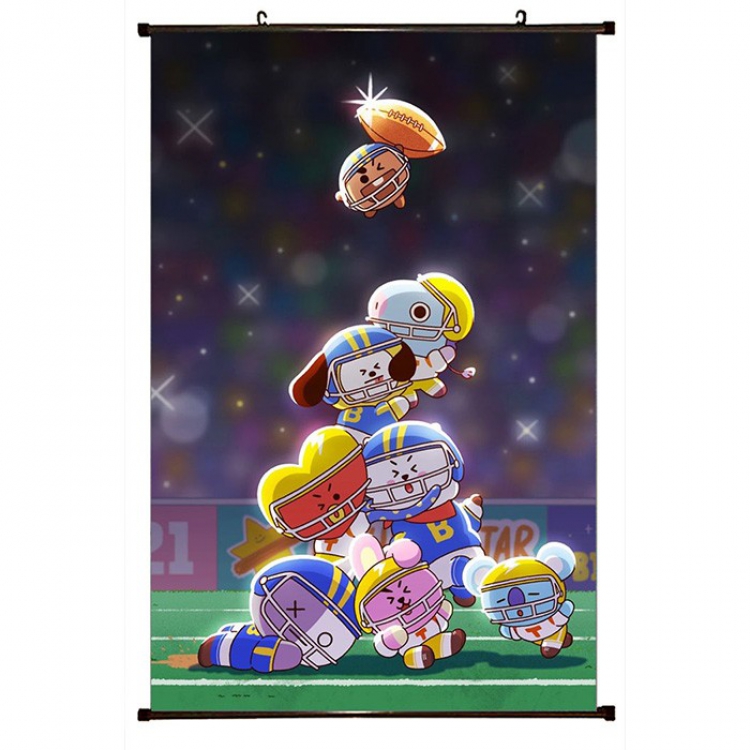 BTS Plastic pole cloth painting Wall Scroll 60X90CM preorder 3 days BS-44 NO FILLING