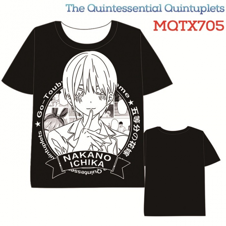 The Quintessential Quintuplets Full color printed short sleeve t-shirt 10 sizes from XXS to XXXXXL MQTX705