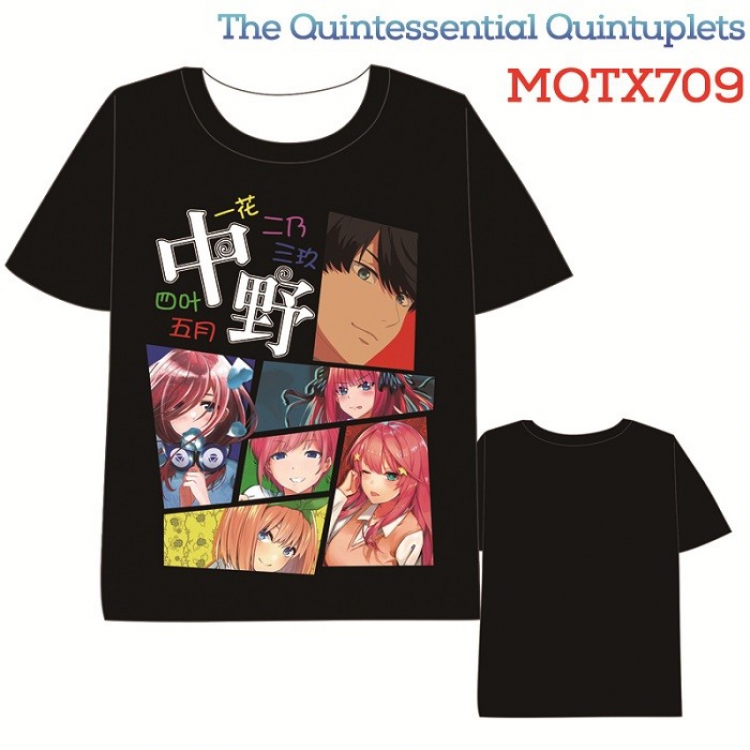 The Quintessential Quintuplets Full color printed short sleeve t-shirt 10 sizes from XXS to XXXXXL MQTX709