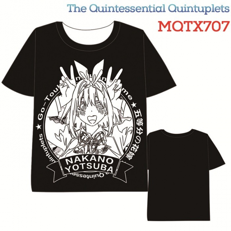 The Quintessential Quintuplets Full color printed short sleeve t-shirt 10 sizes from XXS to XXXXXL MQTX707