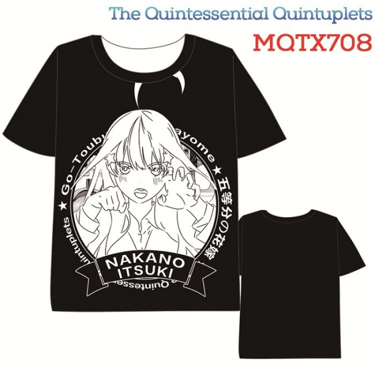 The Quintessential Quintuplets Full color printed short sleeve t-shirt 10 sizes from XXS to XXXXXL MQTX708