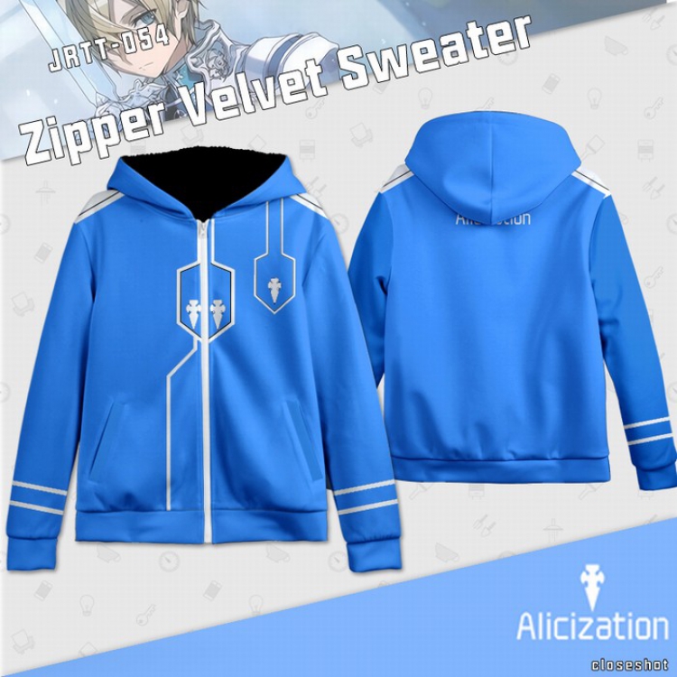 Sword Art Online Full color zipper sweater Hoodie S M L XL XXL XXXL preorder 2 days JRTT054