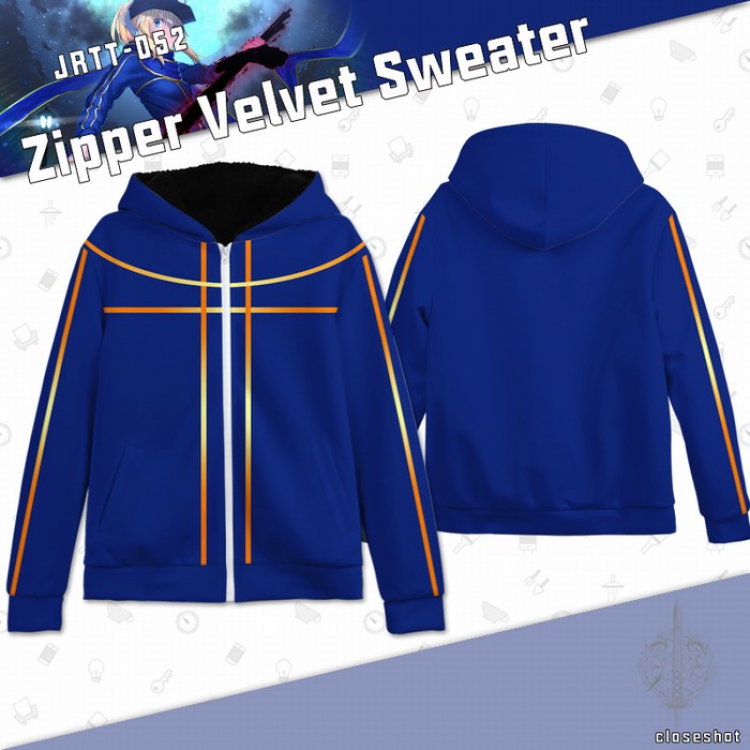 Fate stay night Full color zipper sweater Hoodie S M L XL XXL XXXL preorder 2 days JRTT052