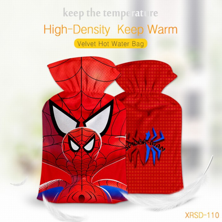 Spiderman Fine plush washable rubber hot water bottle XRSD110