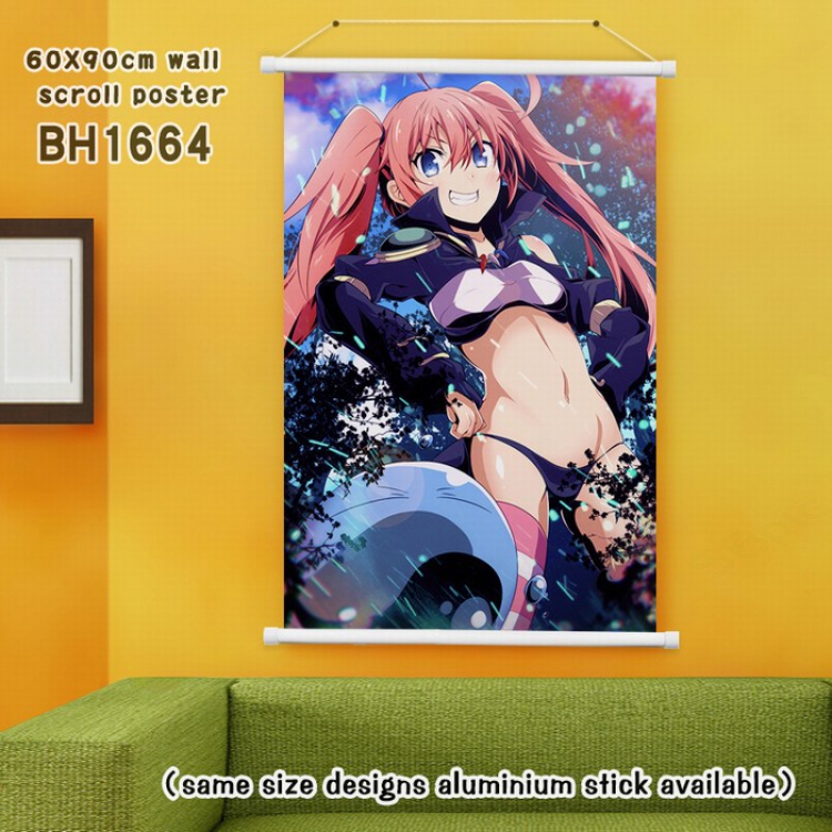 That Time I Got Reincarnated as a Slime White plastic rod painting Wall Scroll 60X90CM BH1664