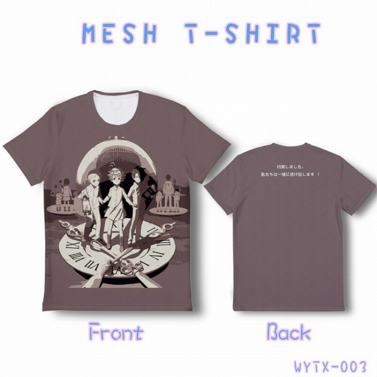 The Promised Neverla Full color mesh T-shirt short sleeve 10 sizes from XS to XXXXXL WYTX003