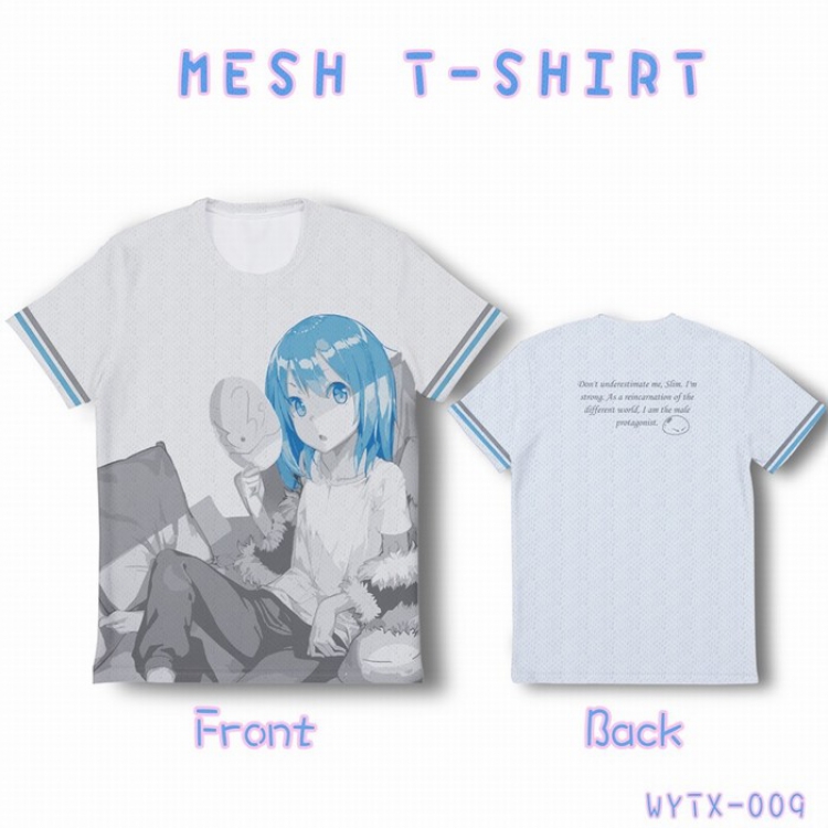 That Time I Got Reincarnated as a Slime Full color mesh T-shirt short sleeve 10 sizes from XS to XXXXXL WYTX009