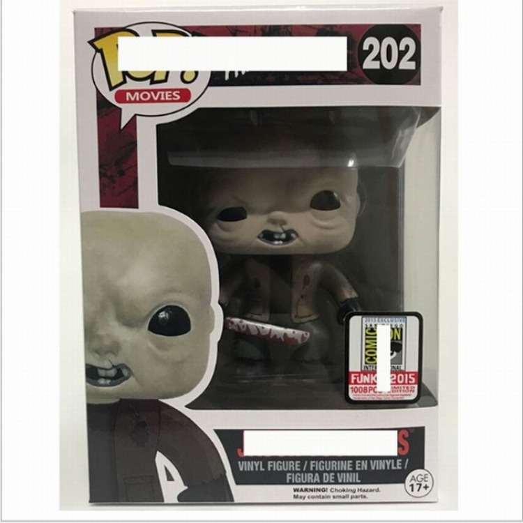 FUNKO-POP 202 Friday the 13th Boxed Figure Decoration 10CM 0.14KG
