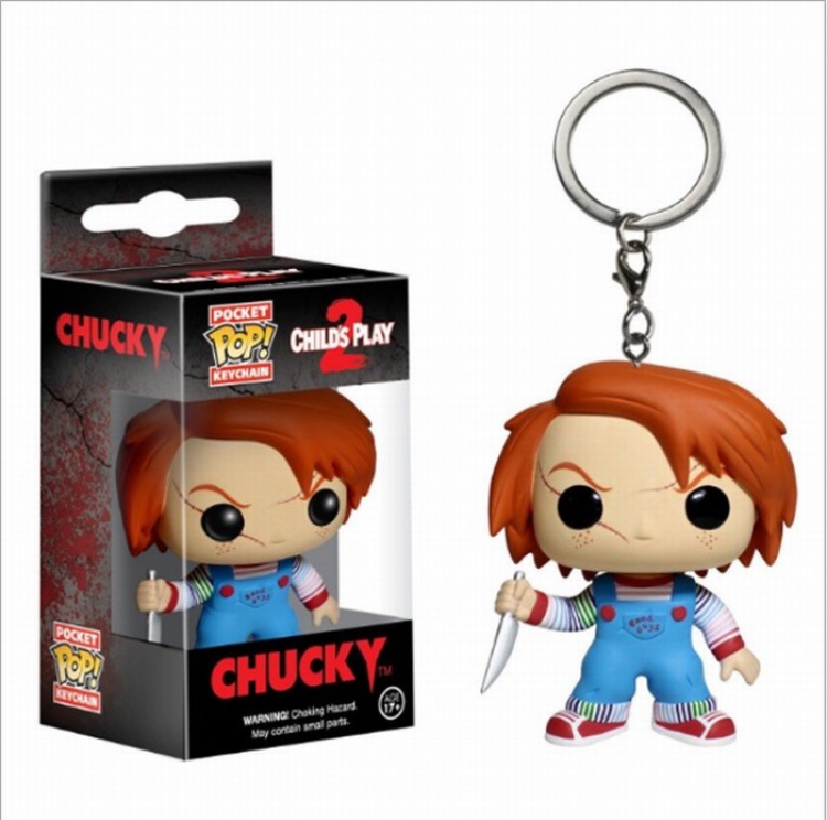 FUNKO-POP Child's Play Boxed Figure Keychain pendant 4CM 0.04KG