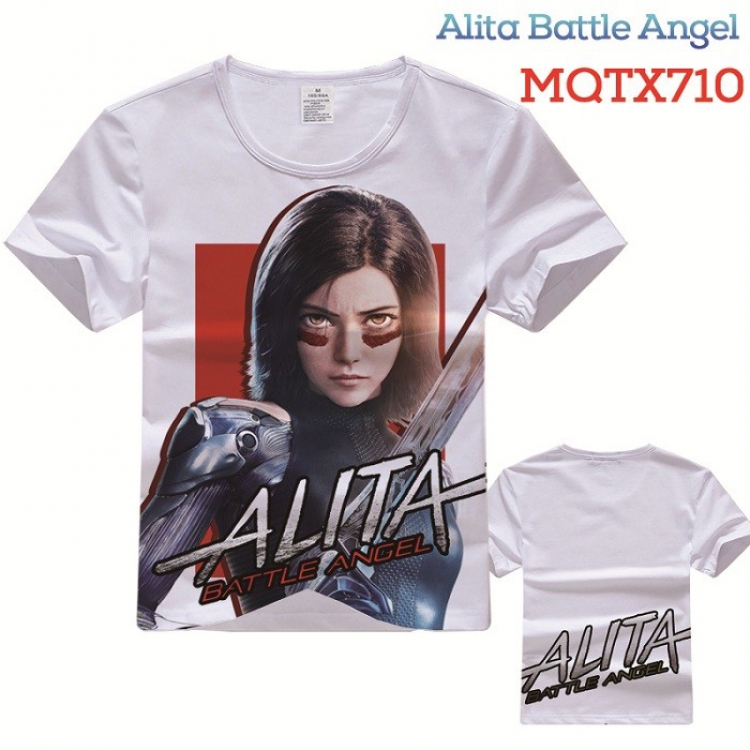Alita: Battle Angel Full color printed short sleeve t-shirt 10 sizes from XXS to XXXXXL MQTX710
