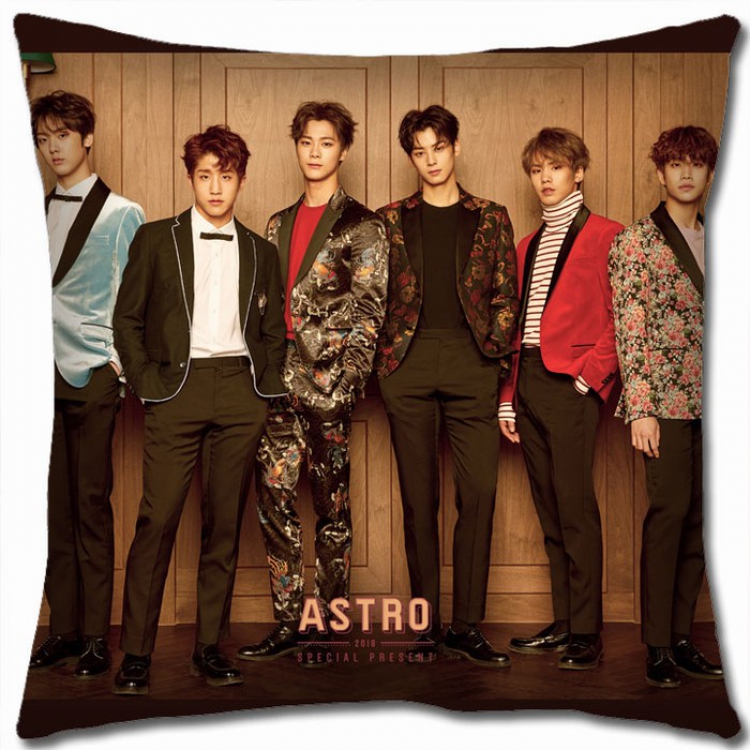 Astro Korean star combination Double-sided full color Pillow Cushion 45X45CM AS-20 NO FILLING