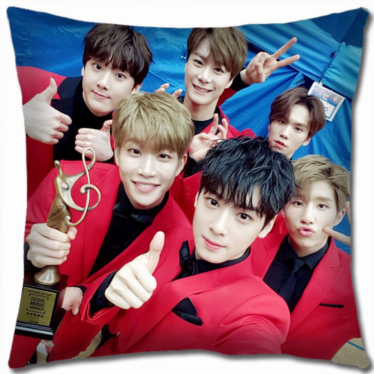 Astro Korean star combination Double-sided full color Pillow Cushion 45X45CM AS-24 NO FILLING