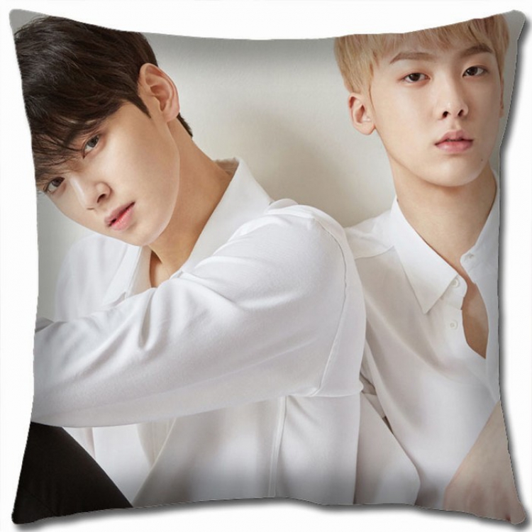 Astro Korean star combination Double-sided full color Pillow Cushion 45X45CM AS-7 NO FILLING