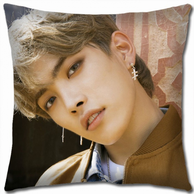 ATEEZ Korean star combination Double-sided full color Pillow Cushion 45X45CM AT-3 NO FILLING
