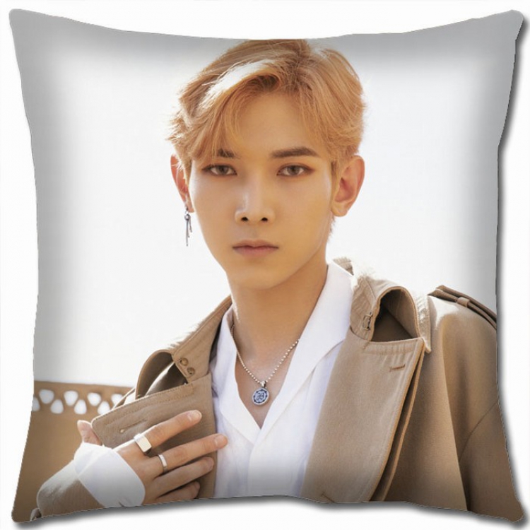 ATEEZ Korean star combination Double-sided full color Pillow Cushion 45X45CM AT-7 NO FILLING