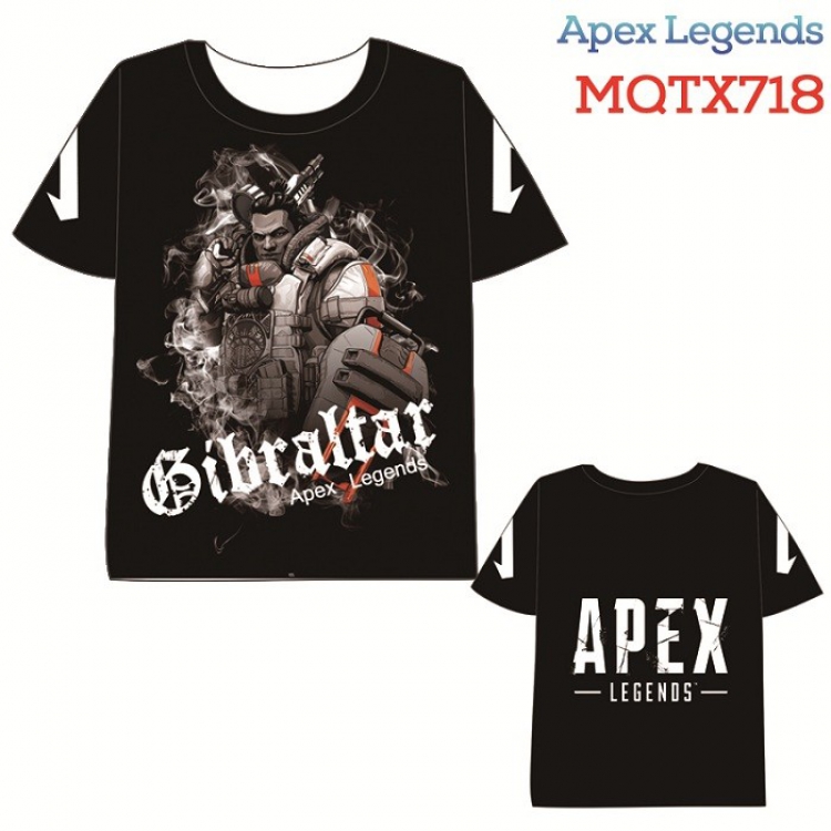 Apex Legends Full color printed short sleeve t-shirt 10 sizes from XXS to XXXXXL MQTX718