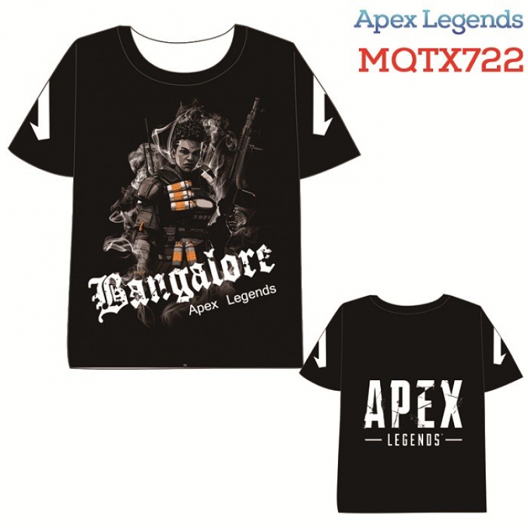 Apex Legends Full color printed short sleeve t-shirt 10 sizes from XXS to XXXXXL MQTX722