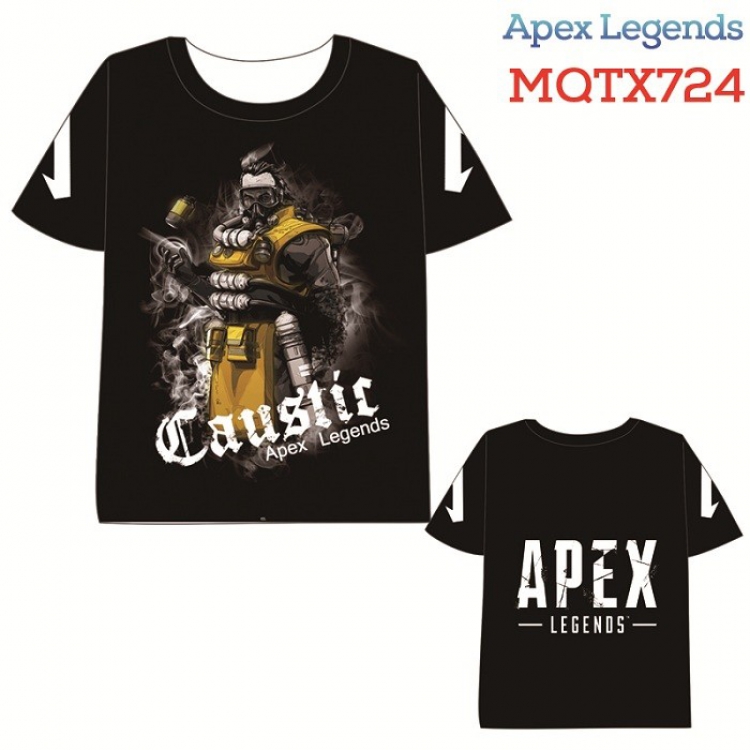 Apex Legends Full color printed short sleeve t-shirt 10 sizes from XXS to XXXXXL MQTX724