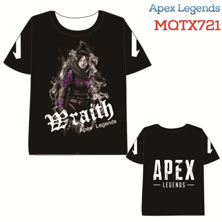 Apex Legends Full color printed short sleeve t-shirt 10 sizes from XXS to XXXXXL MQTX721