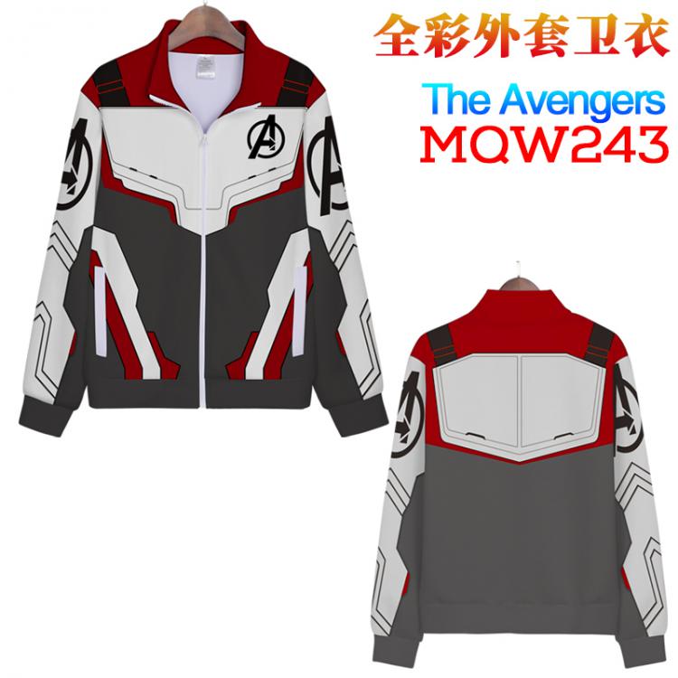 The avengers allianc Full Color zipper Long sleeve coat Sweatshirt M L XL XXL XXXL MQW243