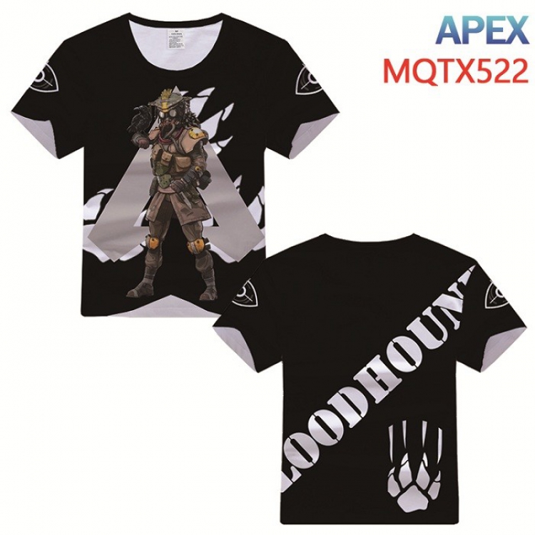 Apex Legends Full color printed short sleeve t-shirt 10 sizes from XXS to XXXXXL MQTX522