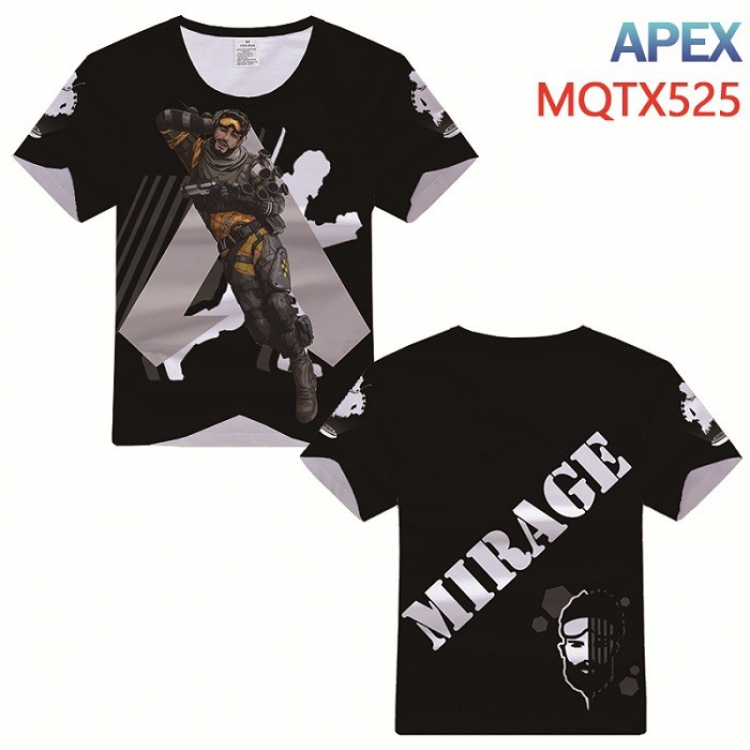 Apex Legends Full color printed short sleeve t-shirt 10 sizes from XXS to XXXXXL MQTX525