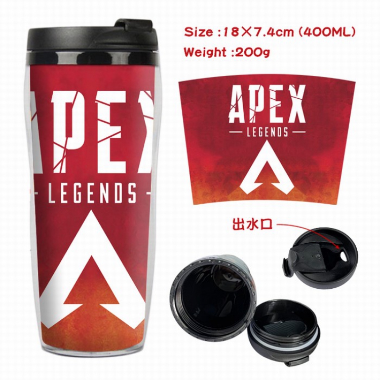 Apex Legends Starbucks Leakproof Insulation cup Kettle 7.4X18CM 400ML Style D