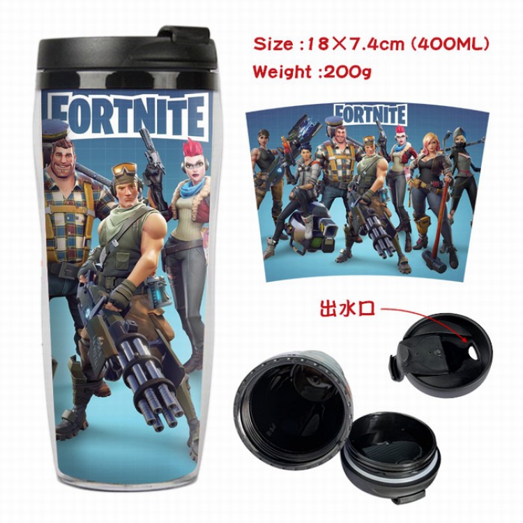 Fortnite Starbucks Leakproof Insulation cup Kettle 7.4X18CM 400ML Style A