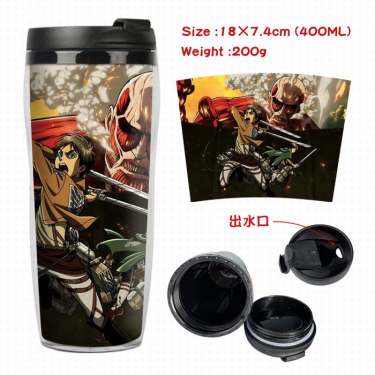 Shingeki no Kyojin Starbucks Leakproof Insulation cup Kettle 7.4X18CM 400ML Style A