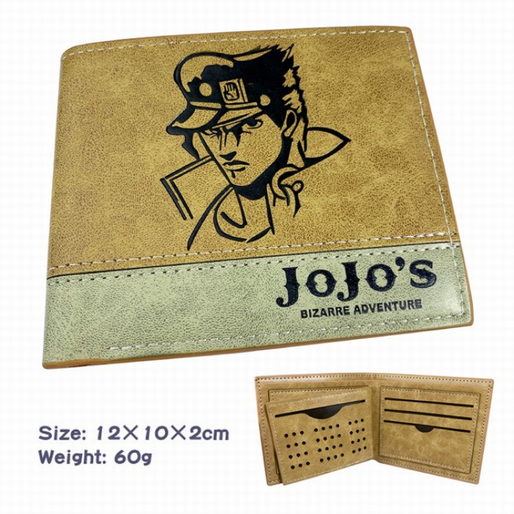JoJos Bizarre Adventure PU two-fold wallet Purse Style A