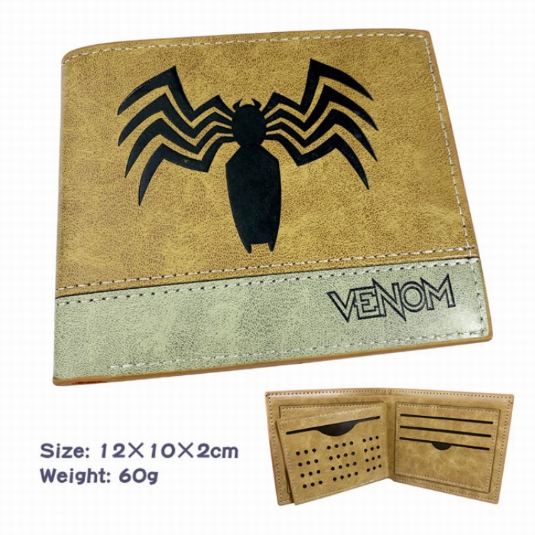 Venom PU two-fold wallet Purse Style A