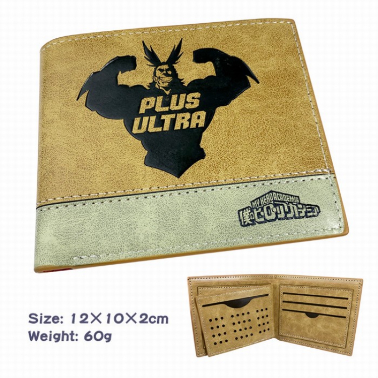 My Hero Academia PU two-fold wallet Purse Style C